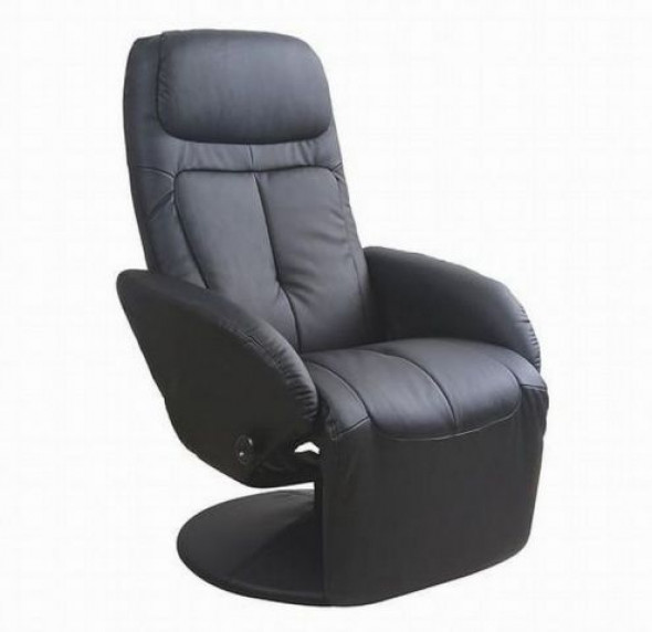 Fotel OPTIMA czarny rozkładany