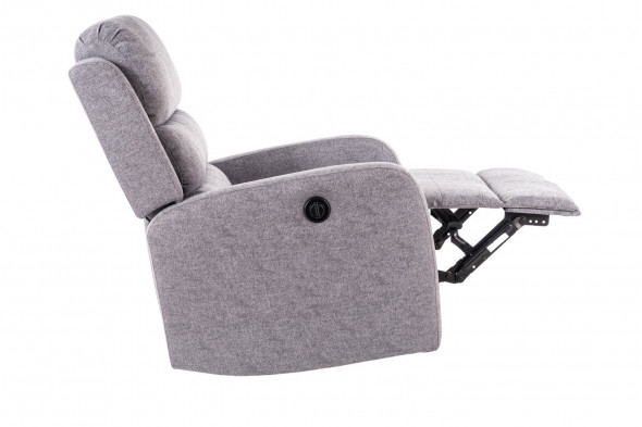 Fotel PEGAZ szary rozkładany