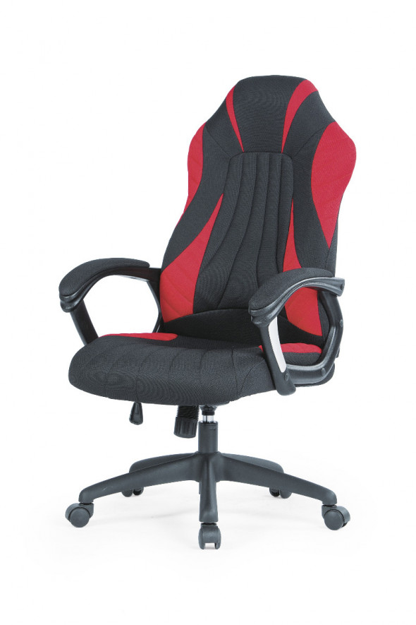 Fotel SHERIFF czarny/czerwony