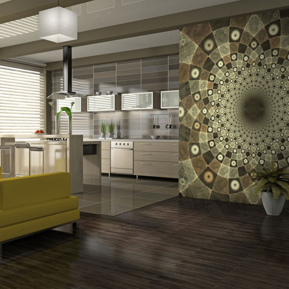 Fototapeta - Brown mosaic