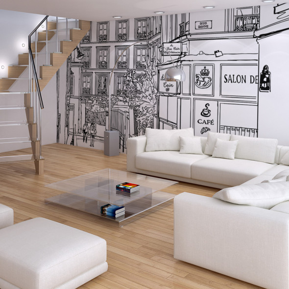 Fototapeta - Spacer paryskimi uliczkami