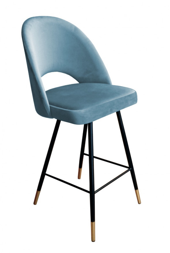 Hoker niski ISKAR BL VELVET GOLD szary