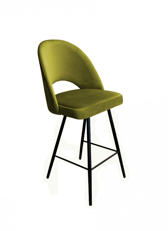 Hoker niski ISKAR BL VELVET oliwkowy