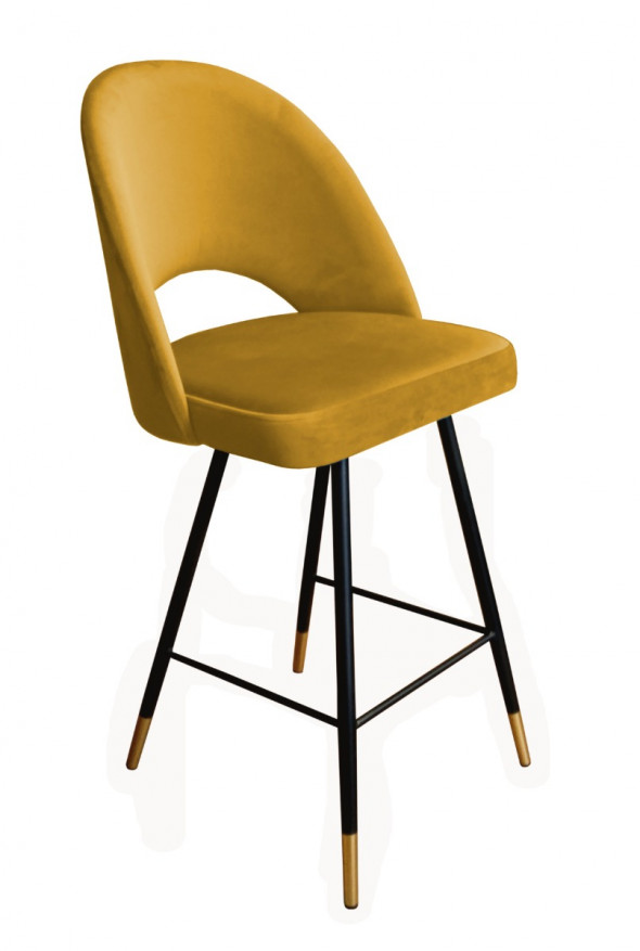 Hoker niski ISKAR VELVET GOLD żółty