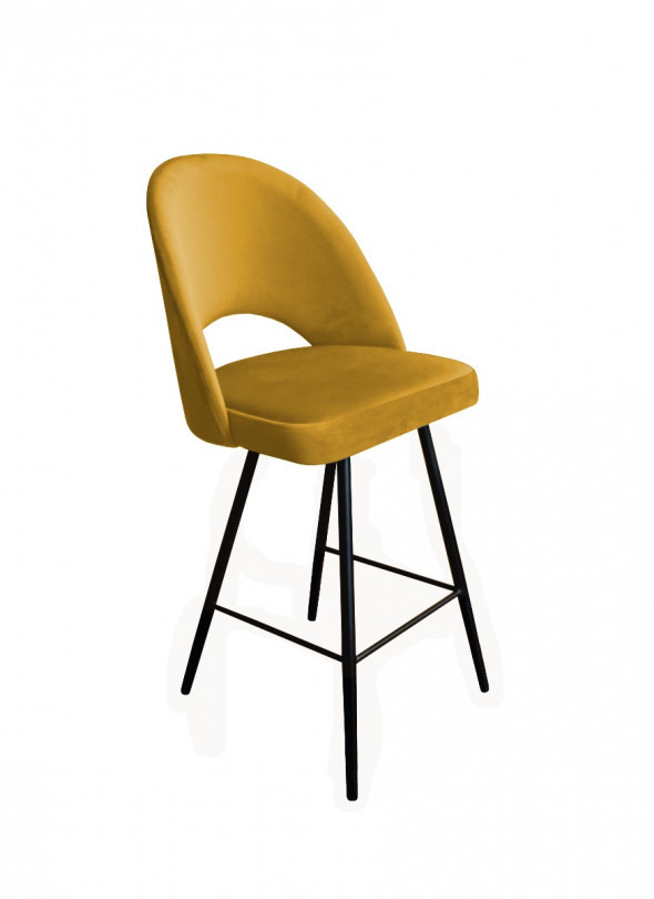 Hoker niski ISKAR VELVET żółty