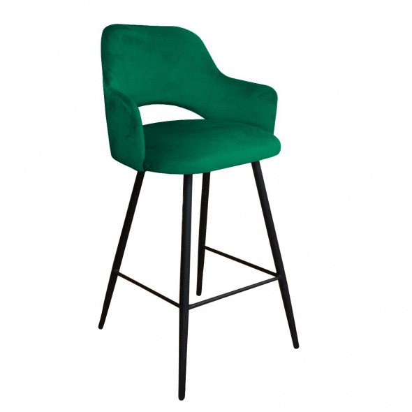 Hoker niski NAPO VELVET zielony