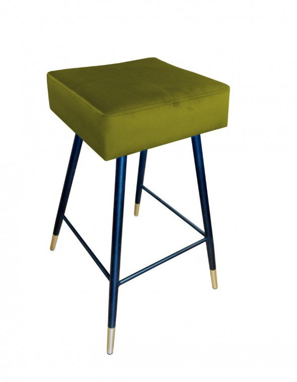 Hoker niski OLIMP BL VELVET GOLD oliwkowy