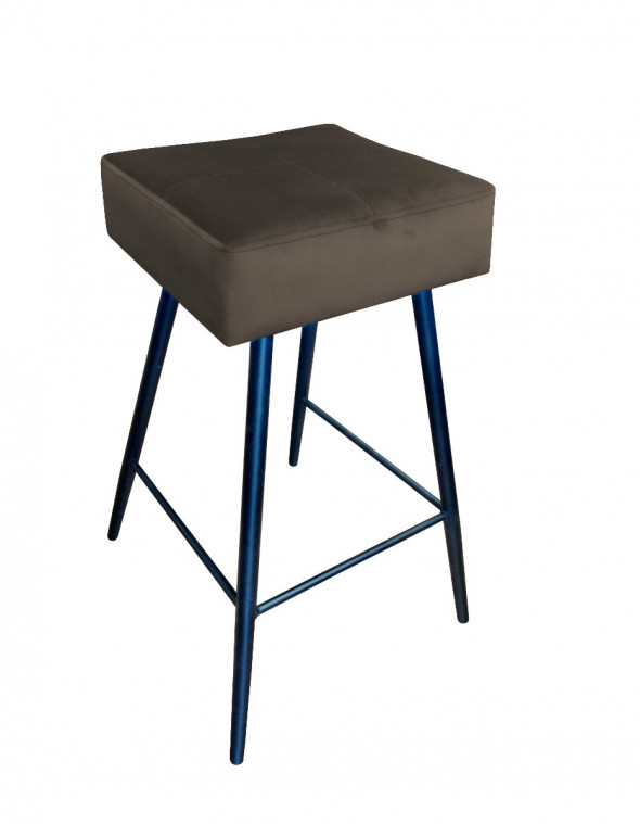 Hoker niski OLIMP VELVET brązowy