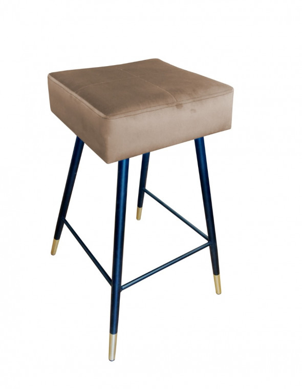 Hoker niski OLIMP VELVET GOLD beżowy