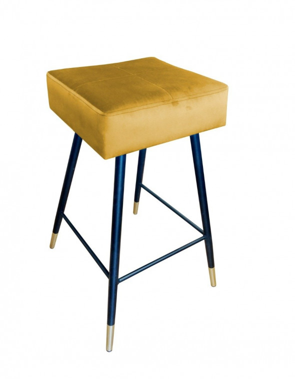 Hoker niski OLIMP VELVET GOLD żółty