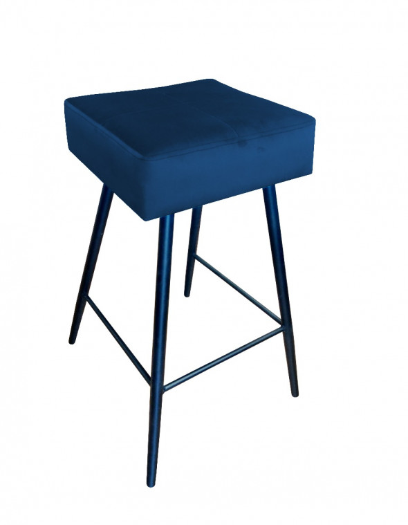 Hoker niski OLIMP VELVET granatowy