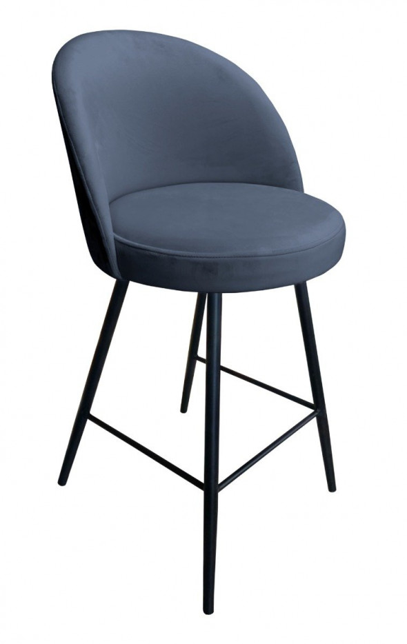 Hoker niski TANEW BL VELVET ciemno szary