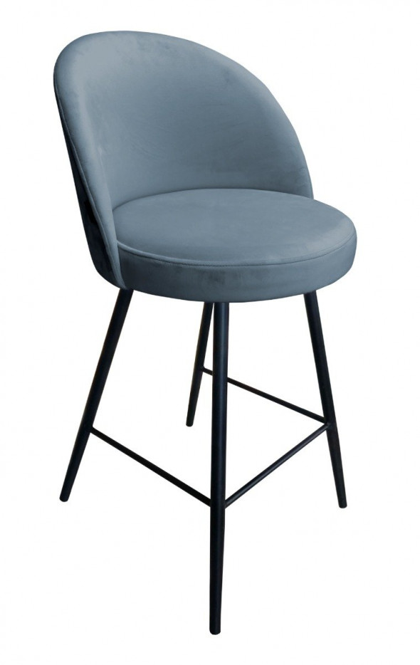 Hoker niski TANEW BL VELVET szary