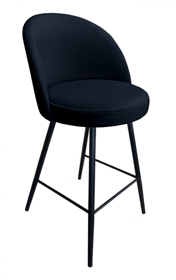 Hoker niski TANEW VELVET czarny