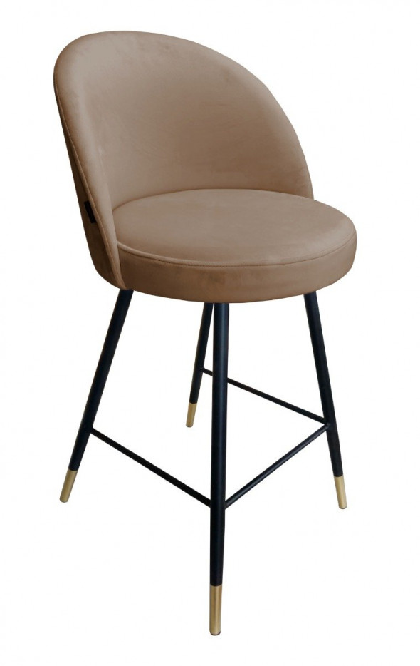 Hoker niski TANEW VELVET GOLD beżowy