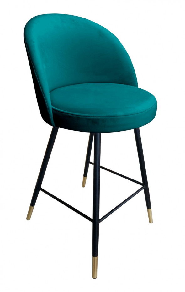 Hoker niski TANEW VELVET GOLD morski