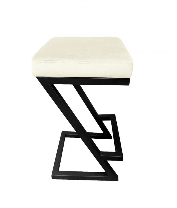 Hoker niski ZAZU VELVET ecru