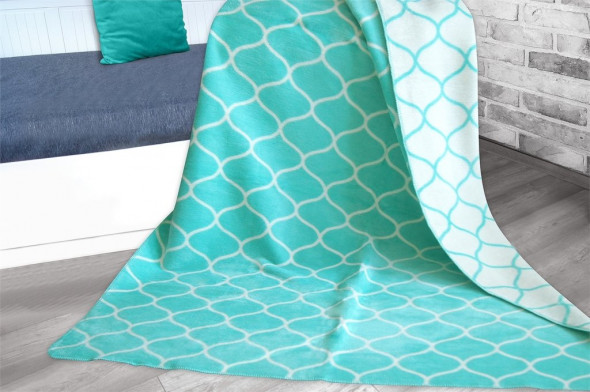 Koc DECOR 150x200 Glamour Collection miętowy