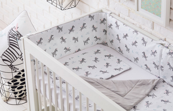 Kocyk dla dzieci ZEBRY 80x100