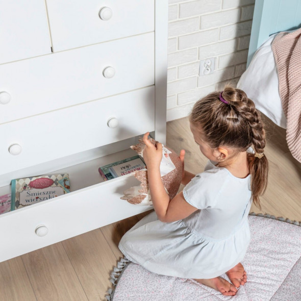 Komoda dla dzieci COLLET 5S biała