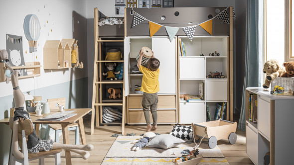 Komoda dla dzieci FUNFLEX 2D2S WYSOKA biała