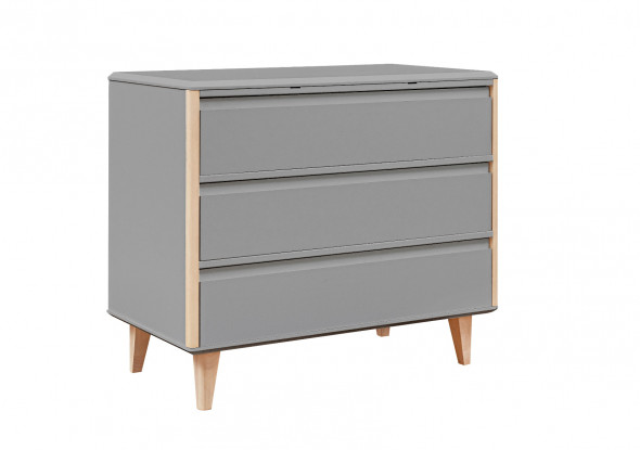 Komoda dla dzieci LOOPI 3S szara