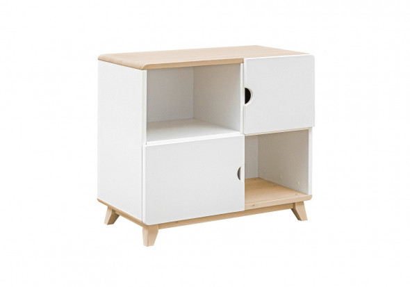 Komoda dla dzieci MINIMONDO 2D SZEROKA biała