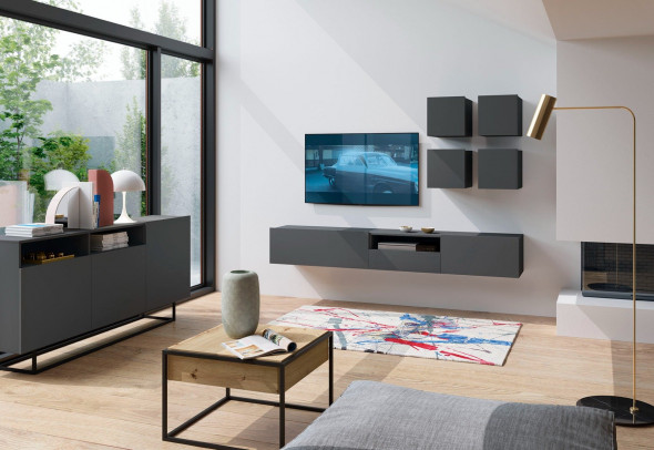 Komoda KOTIKA 120 grafitowa