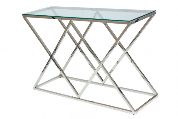 Konsola ZEGNA S 100x30 srebrna