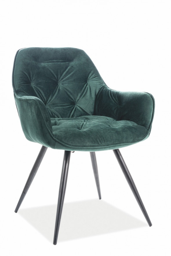 Krzesło CHERRY VELVET zielone