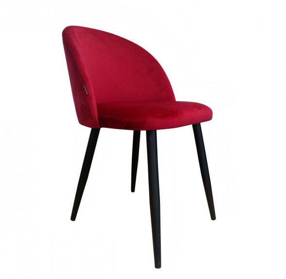 Krzesło CLAUDINE 1 VELVET bordowe