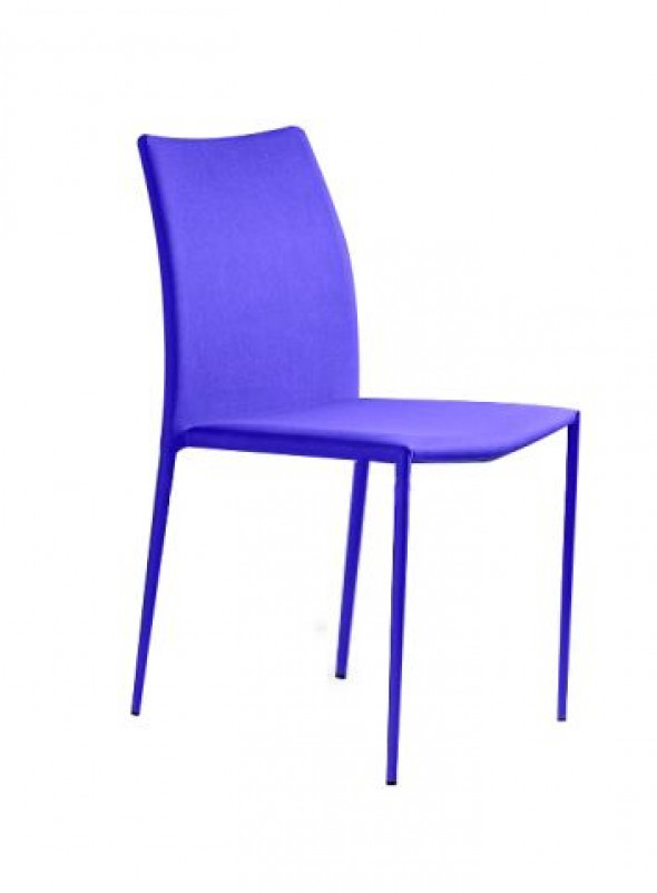 Krzesło DESIGN fioletowe tkanina