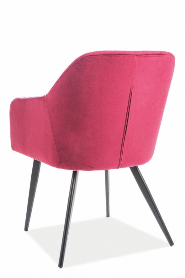 Krzesło ELINA VELVET bordowe