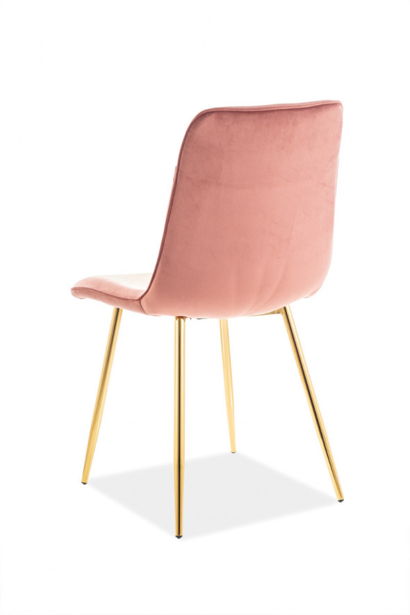 Krzesło EROS VELVET antyczny róż