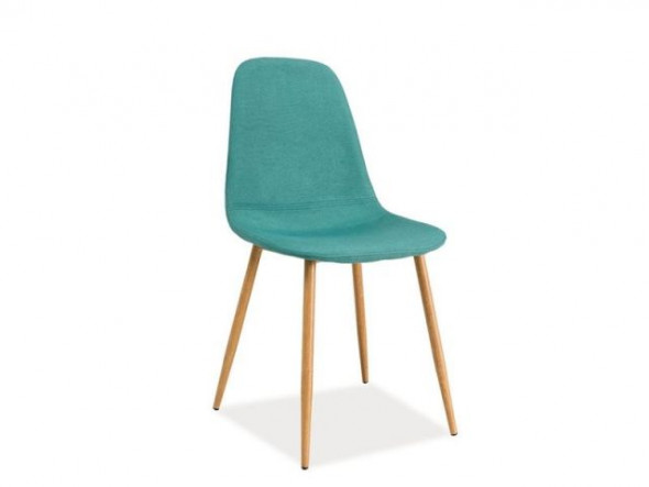 Krzesło FOX miętowe/dąb
