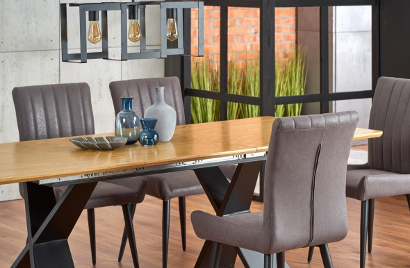 Krzesło K367 ciemno szare