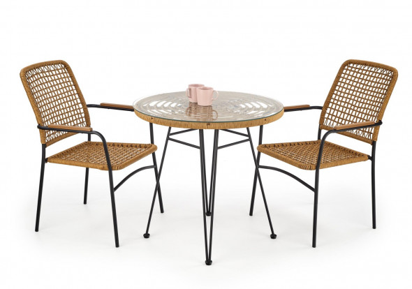 Krzesło K457 rattanowe