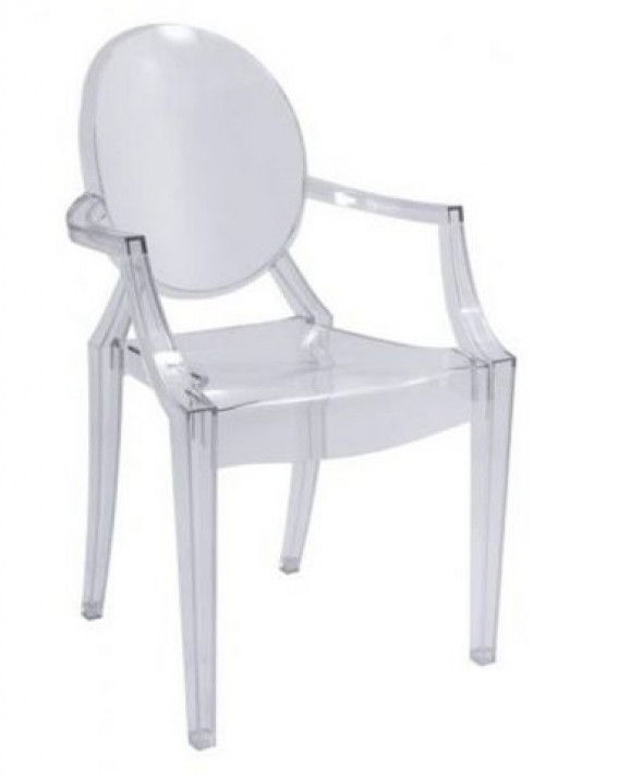 Krzesło LUIS transparentne