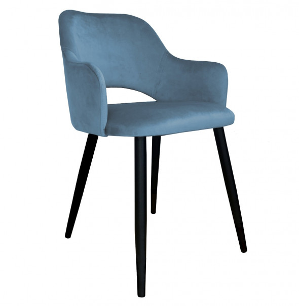 Krzesło NAPO BL VELVET szare