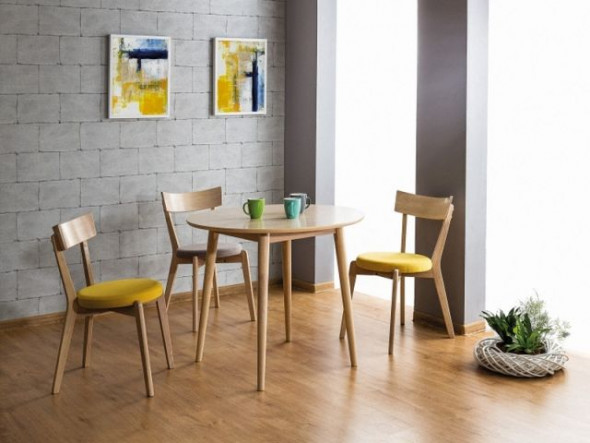 Krzesło NELSON dąb miodowy/szare