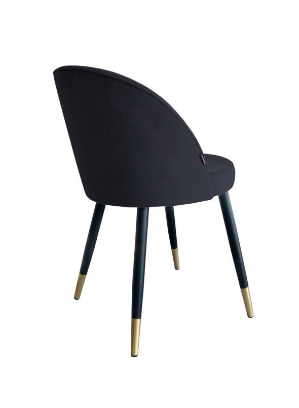Krzesło TANEW VELVET GOLD czarne