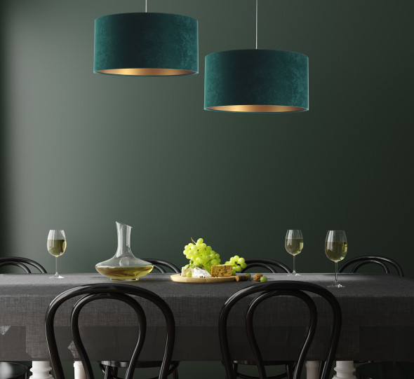 Lampa wisząca HOME 60 zielona/złota