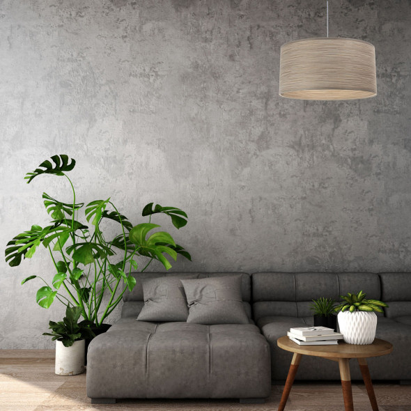 Lampa wisząca NATURAL FIBER 40 ciemnobeżowa