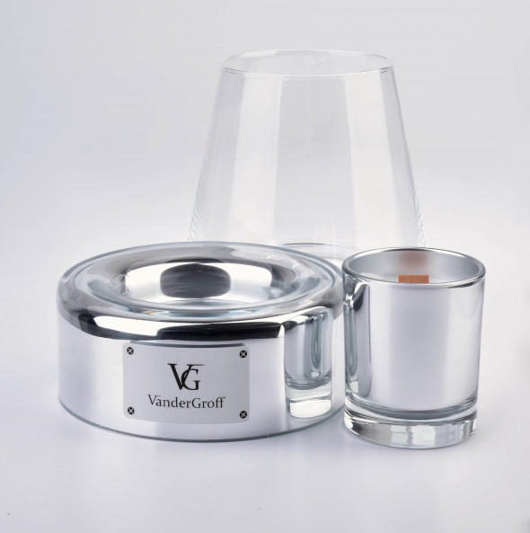 Lampion CRISTIE MINI srebrny