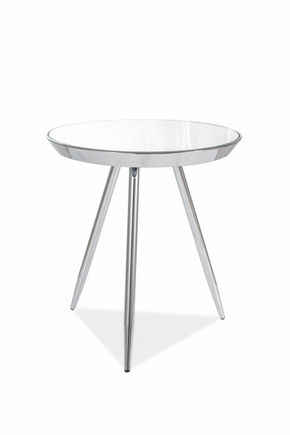 Ława BORA C 42x42 lustro/chrom