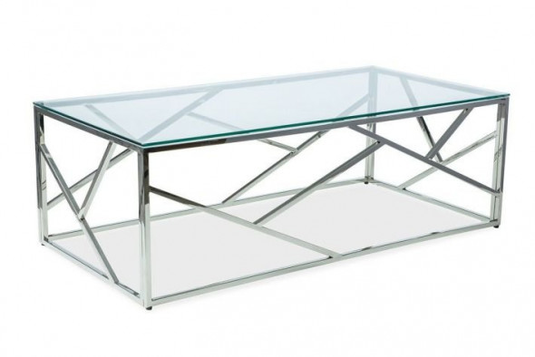 Ława ESCADA A 120x60 srebrna