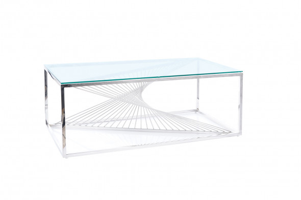 Ława FLAME A 120x60 srebrna