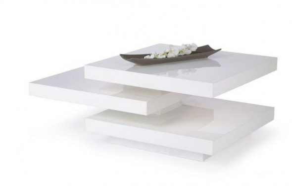 Ława INGRID 80x80 biała