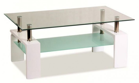 Ława LISA BASIC 100x60 biały połysk