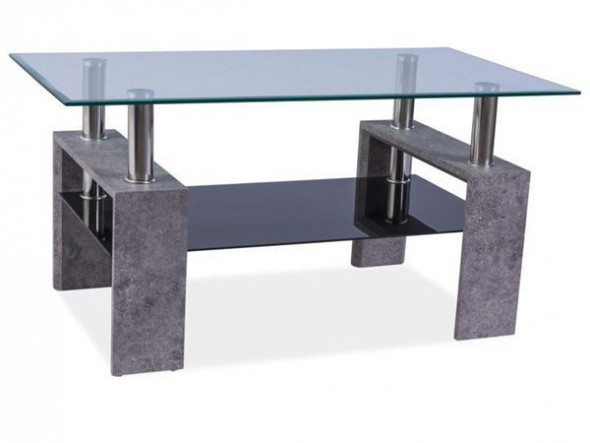 Ława LISA II 110x60 szary kamień